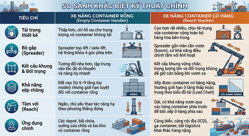 xe nang rong va nang hang